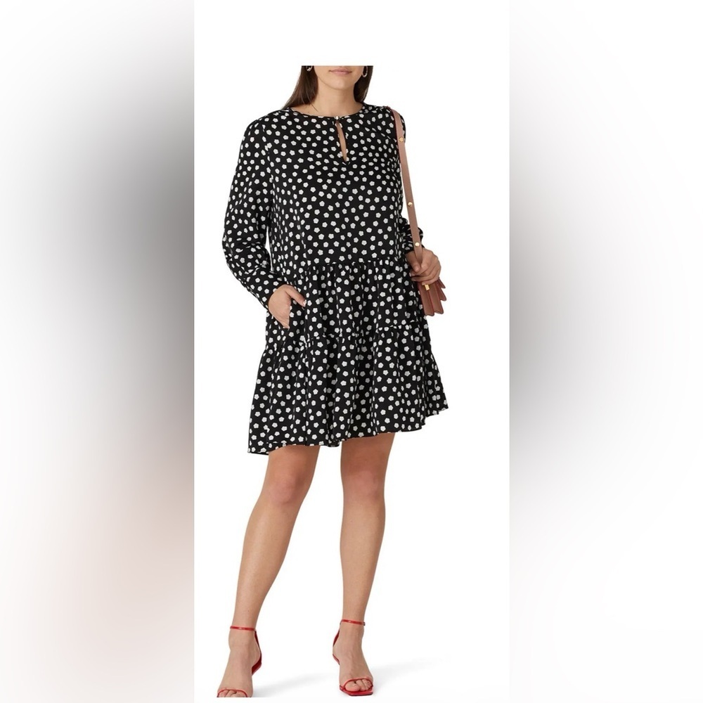 Kate Spade New York Cloud Dot Mini Dress â Black & White â Size XS (0-2)